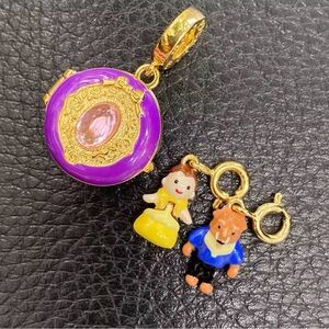 SOLD New Disney Beauty and the Beast Polly Pocket Inspired Charms